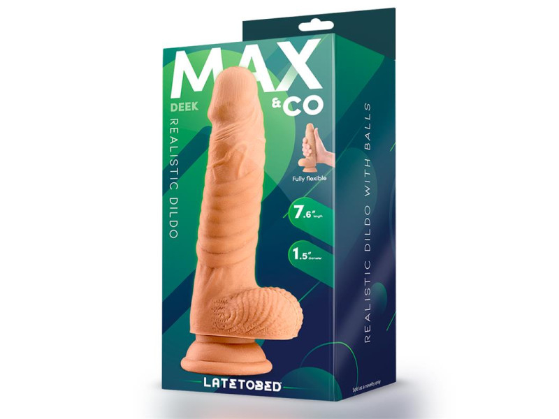 Deek Dildo Realista con Testiculos 76 Natural