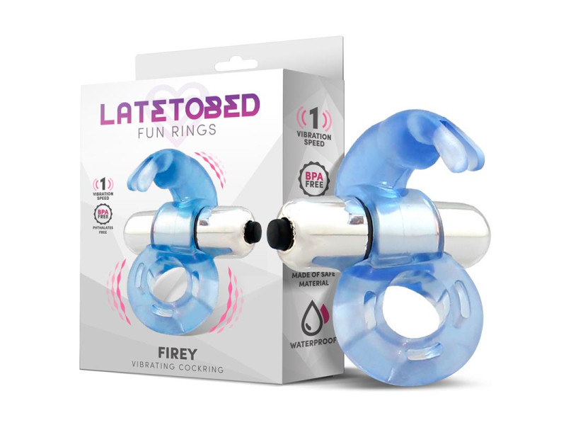 Firey Anillo Vibrador con Conejito Azul