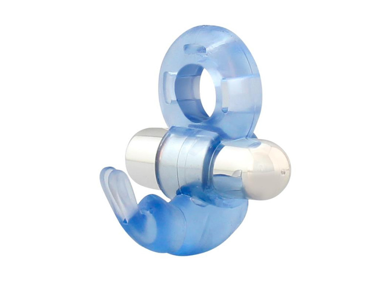 Firey Anillo Vibrador con Conejito Azul