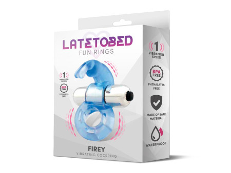 Firey Anillo Vibrador con Conejito Azul