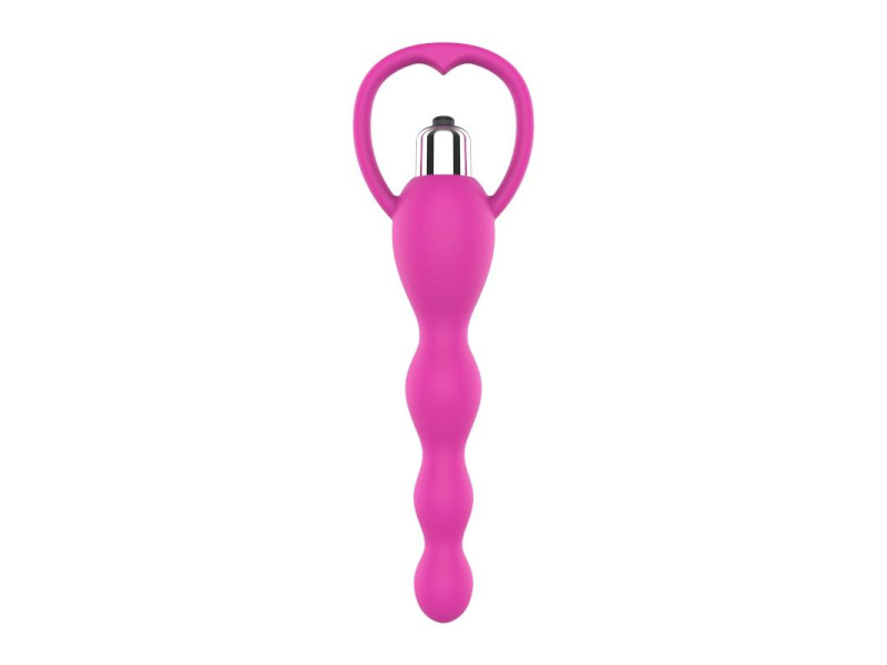 Cadena Anal con Vibracion Rosa Cadena Anal con Vibracion Rosa