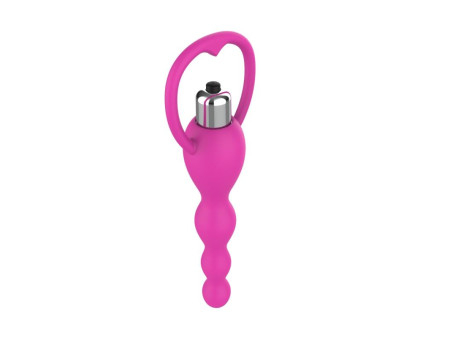Cadena Anal con Vibracion Rosa Cadena Anal con Vibracion Rosa