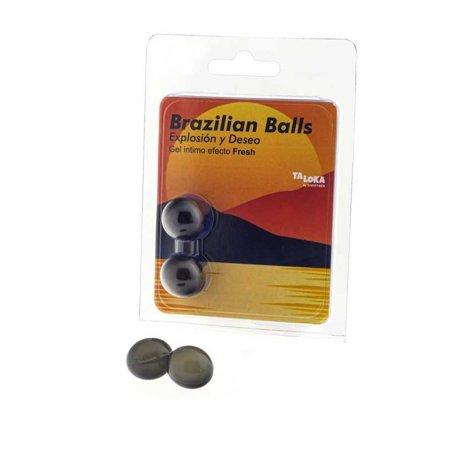 Set 2 Brazilian Balls Gel Excitante Efecto Fresh