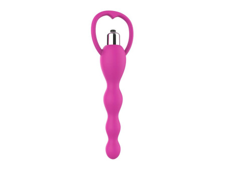 Cadena Anal con Vibracion Rosa Cadena Anal con Vibracion Rosa