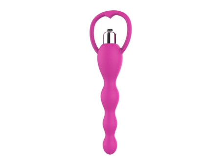 Cadena Anal con Vibracion Rosa Cadena Anal con Vibracion Rosa