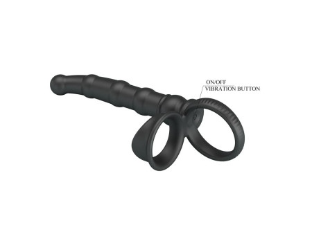 Tatum Plug Anal con Anillo para el Pene con Vibracion Tatum Plug Anal con Anillo para el Pene con Vibracion