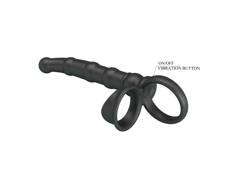 Tatum Plug Anal con Anillo para el Pene con Vibracion