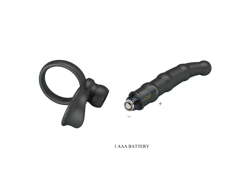 Tatum Plug Anal con Anillo para el Pene con Vibracion