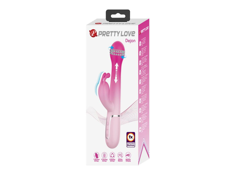 Dejon Vibrador con Thrusting y Bolas Rotatorias