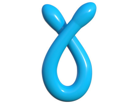 Dildo Doble Whammy Azul