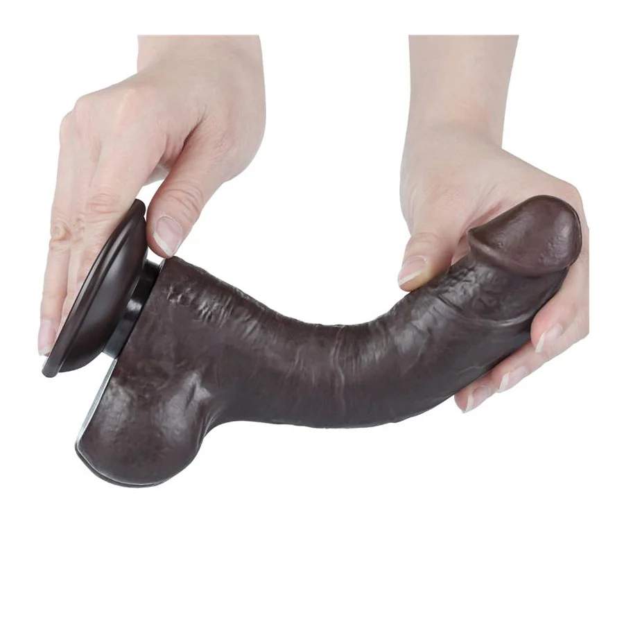 Dildo Dual Layer Piel Deslizante 8