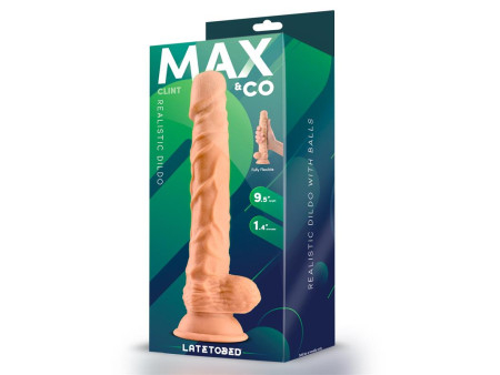Clint Dildo Realista con Testiculos Natural 98