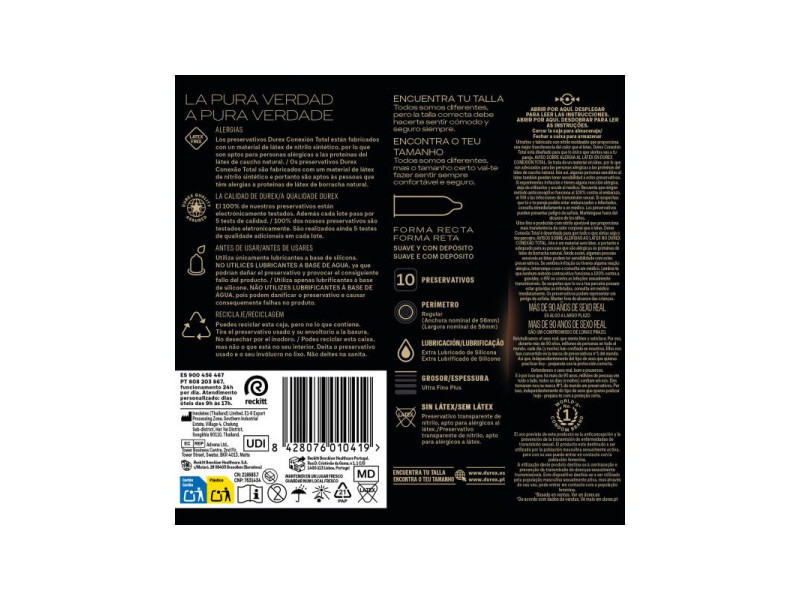 Preservativos Conexion Total 10 Und