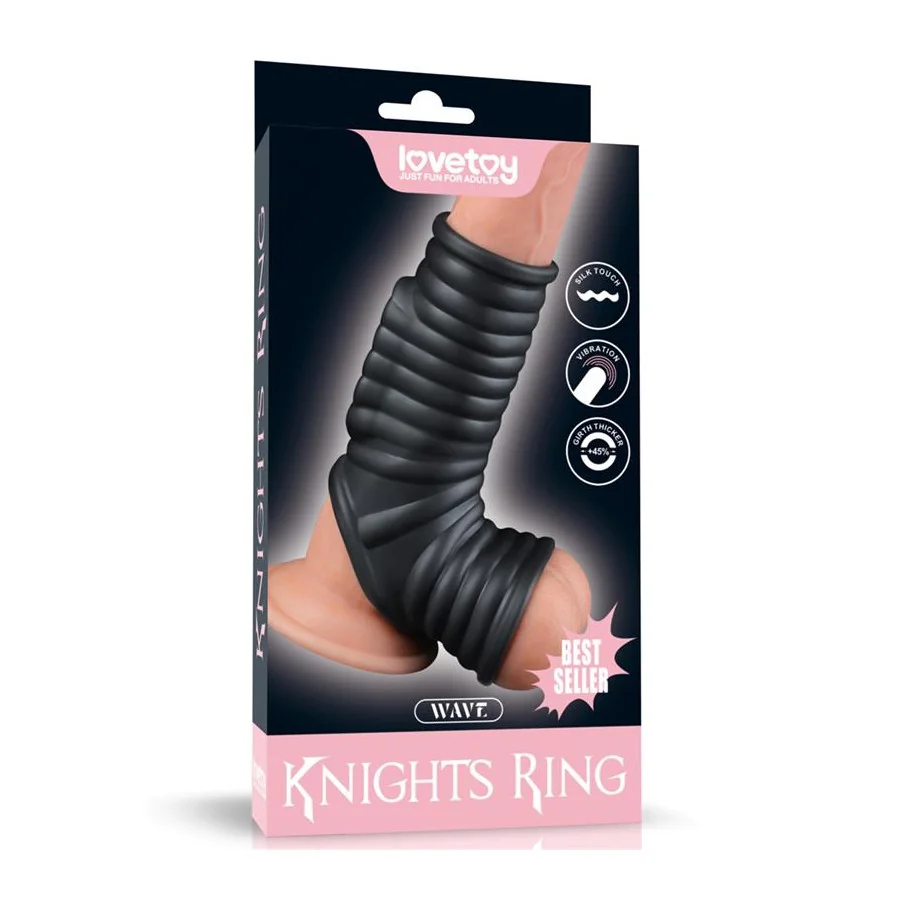 Anillo Vibrador para Pene y Escroto Wave Knights