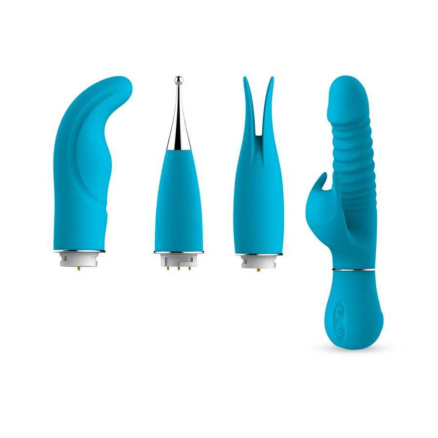 Eivian Set 4 Piezas Intercambiables Vibracion y Thrusting