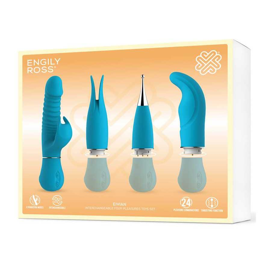 Eivian Set 4 Piezas Intercambiables Vibracion y Thrusting