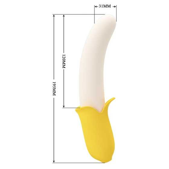 Banana Geek Vibrador con Thrusting USB