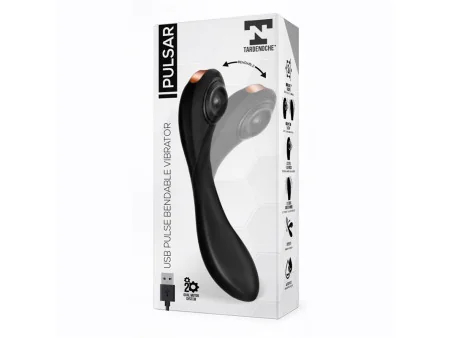 Pulsar Vibrador con Pulsacion y Esqueleto Articulado Silicona USB