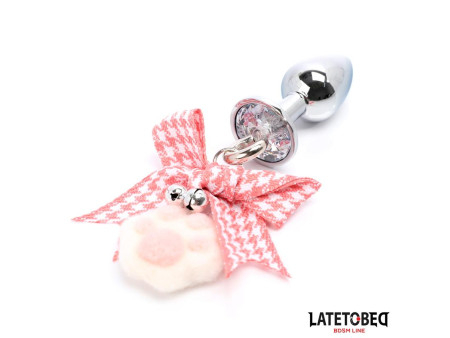 Plug Anal con Joya y Pompon Plug Anal con Joya y Pompon
