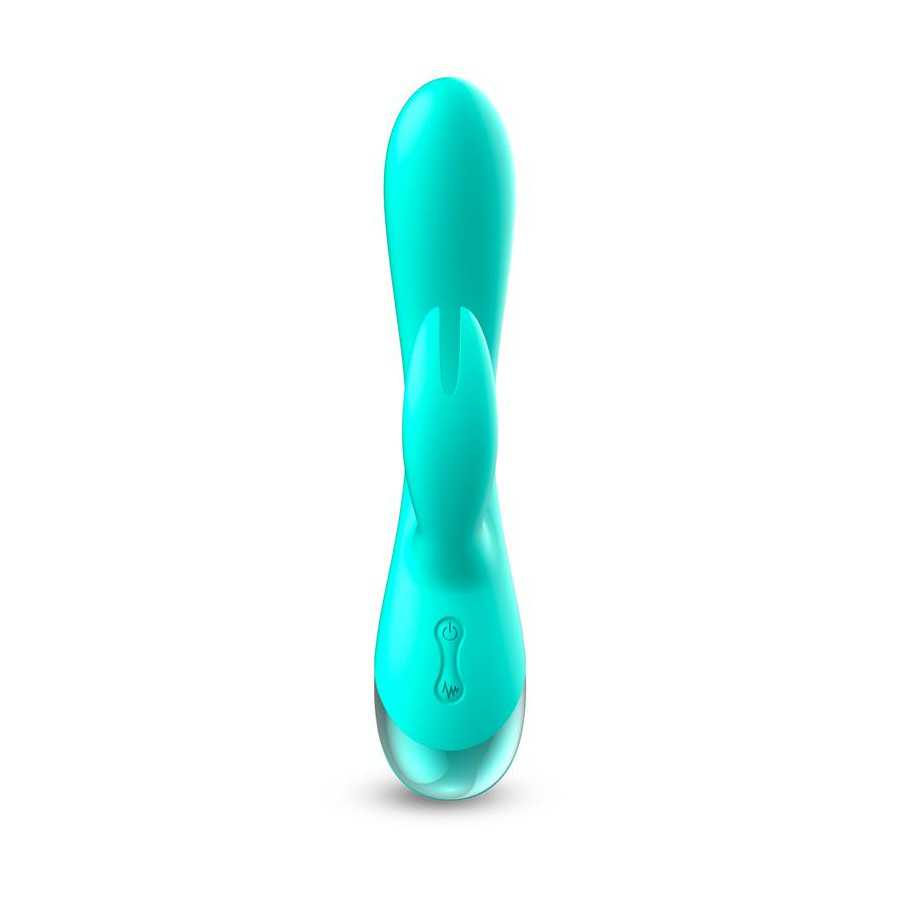 Vibrador Pertes USB Celeste