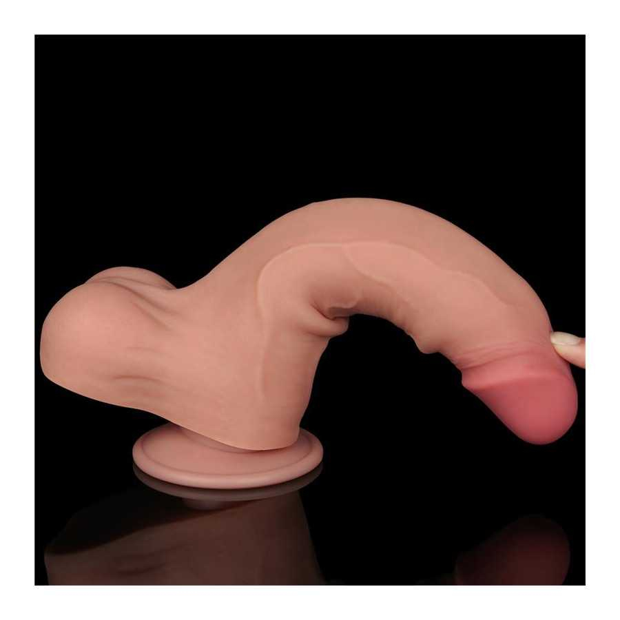 Dildo Dual Layer Piel Deslizante 85