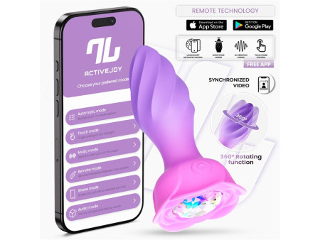Moxy Plug Anal con Rotacion 360º con App
