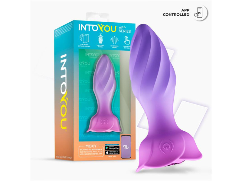 Moxy Plug Anal con Rotacion 360º con App