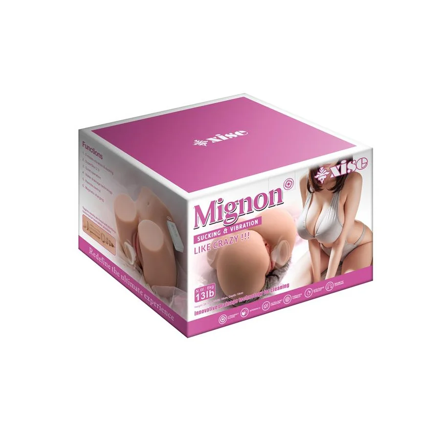 Masturbador Torso Mignon con Vibracion y Sucking 61 kg