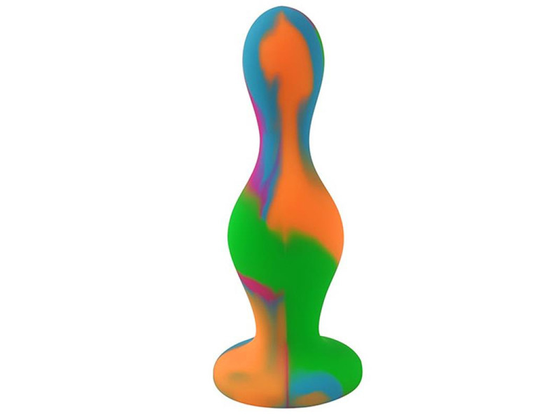 Plug Anal Multi Color Silicona