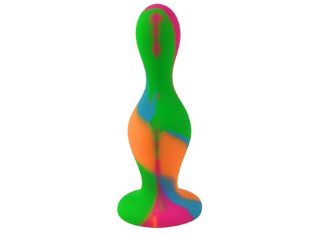 Plug Anal Multi Color Silicona