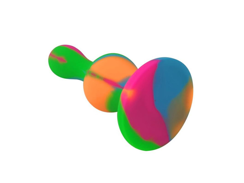 Plug Anal Multi Color Silicona