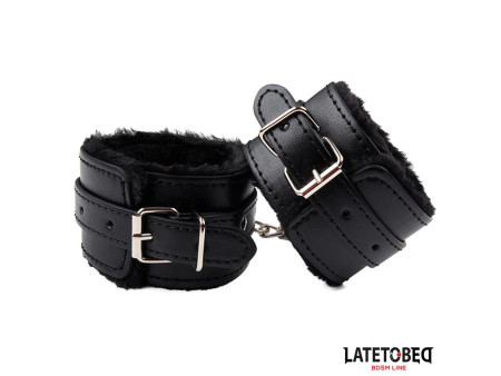 Esposas para Tobillos con Pelo Negro