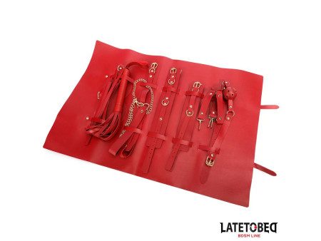 Kit de Bondage 7 Pz con Bolsa de Almacenamiento Kit de Bondage 7 Pz con Bolsa de Almacenamiento
