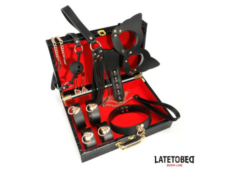 Kit Bondage de 8 Pz con Maletin de Almacenaje Kit Bondage de 8 Pz con Maletin de Almacenaje