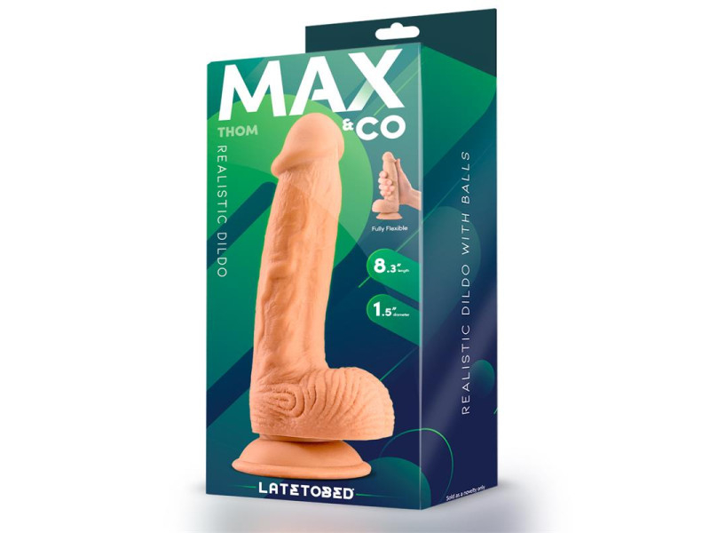 Thom Dildo Realista con Testiculos Natural 83
