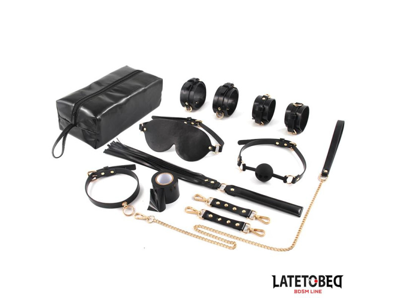 Kit de Bondage 8 Pz con Bolsa de Almacenaje