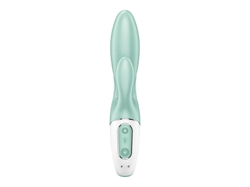 Vibrador con Funcion de Inflado Air Pump Bunny 5 con APP Satisfyer Connect