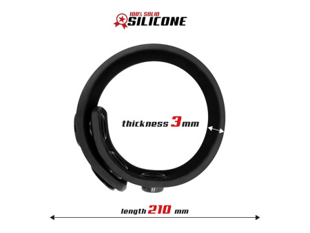 Anillo Pene Ajustable Silicona Solida 15 21 cm