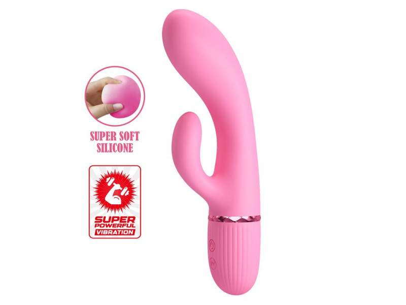 Marski Vibrador con Rabbit Punto G Rosa