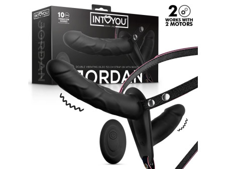 Jordan Arnes Dildo Doble con Vibracion y Control Remoto