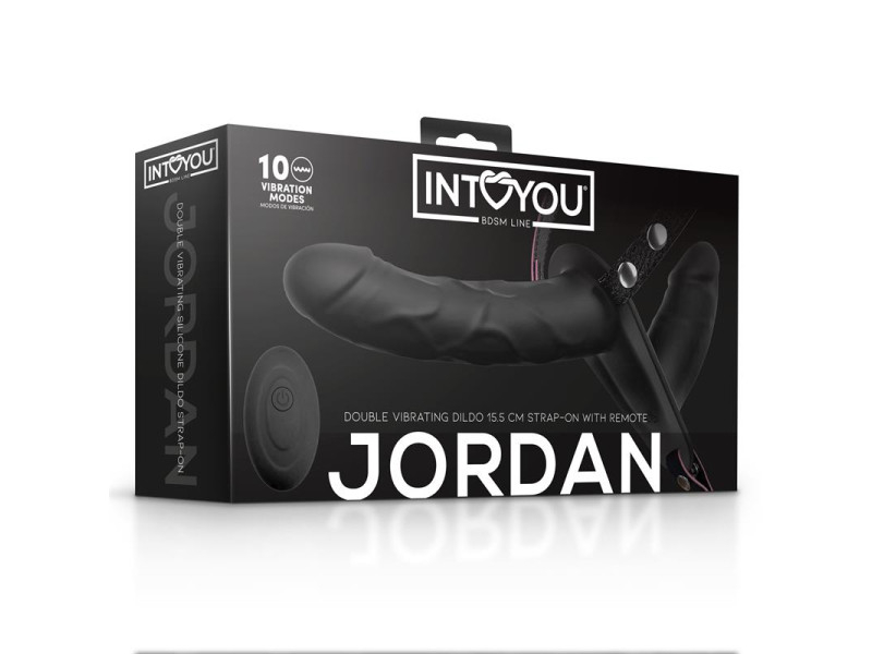 Jordan Arnes Dildo Doble con Vibracion y Control Remoto