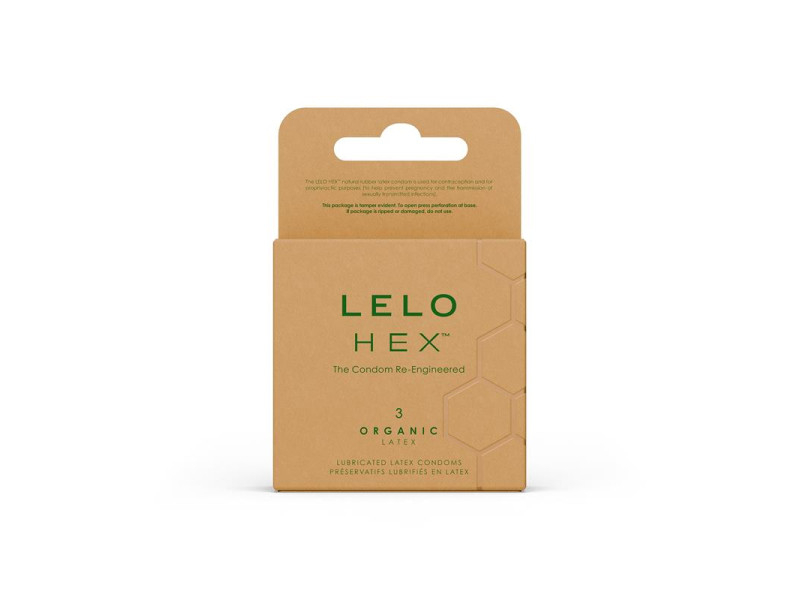 HEX Condoms Organic 3 unidades HEX Condoms Organic 3 unidades