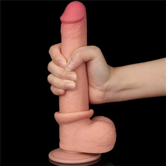 Dildo Dual Density Piel Deslizante 9