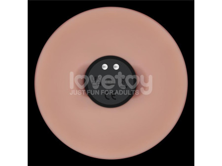 Dildo con Vibracion Piel Deslizante Silicona Dual Layer 9