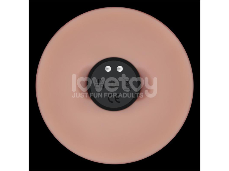 Dildo con Vibracion Piel Deslizante Silicona Dual Layer 9