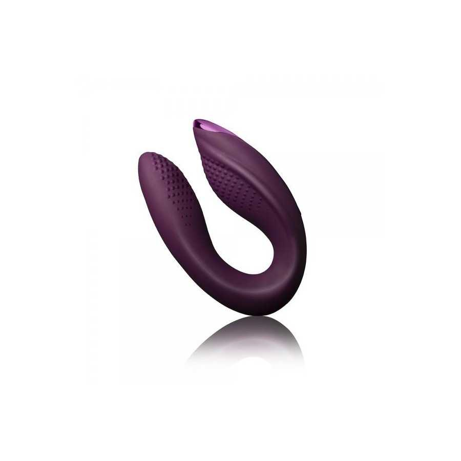 Vibrador para Parejas Rock Chick Diva Purpura