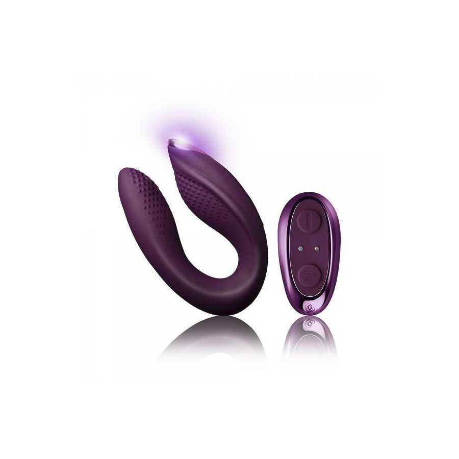 Vibrador para Parejas Rock Chick Diva Purpura