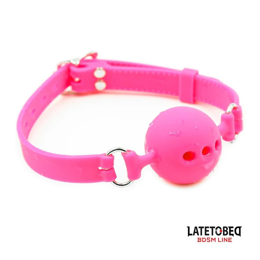 Mordaza Bola Silicona Transpirable S 4 cm