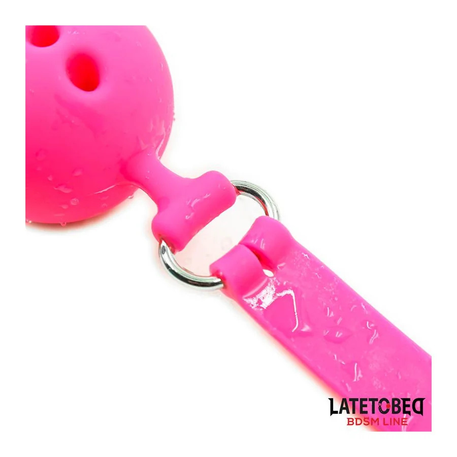 Mordaza Bola Silicona Transpirable S 4 cm