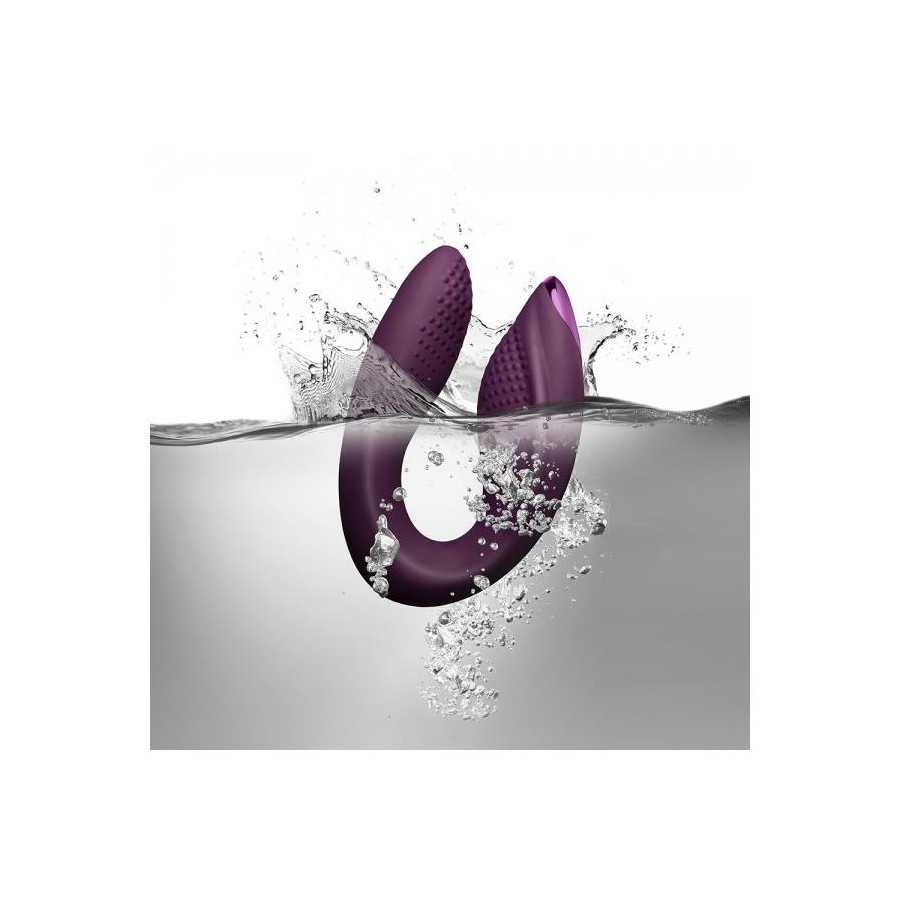 Vibrador para Parejas Rock Chick Diva Purpura